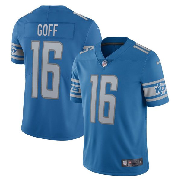 Mens Detroit Lions Jared Goff Vapor Jersey Blue Shop For All Things Jerseys Sports 